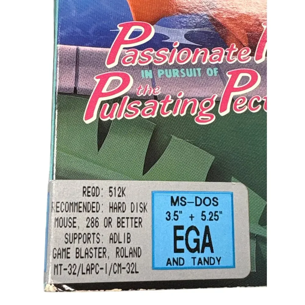 Leisure Suit Larry: Passionate Patti Pulsating Pectorals (1989) PC Sierra ms dos